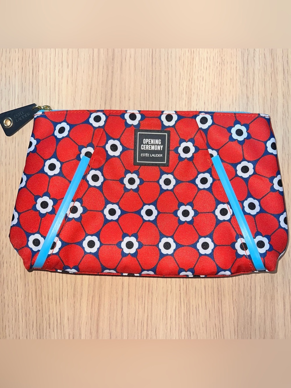 Opening Ceremony x Estée Lauder Red Floral Cosmetic Pouch
